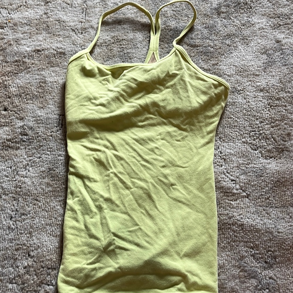Lulu lemon power Y tank top